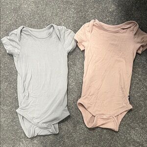 Kyte BABY Gray and Pink Bodysuits Bundle